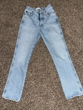 Agolde Light Wash Pinch Jeans